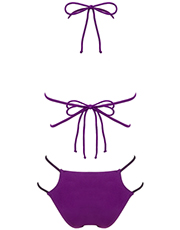 фото Купальник раздельный Obsessive Balitta - бюст с мягкой чашкой и трусики-бикини Фиолетовый фото 2