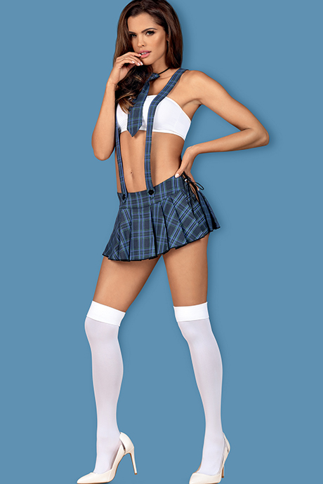 фото Комплект Obsessive Studygirl costume Сине-белый