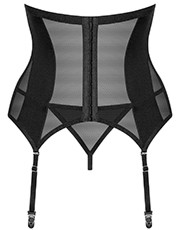фото Комплект Obsessive Chic Amoria corset Черный фото 2