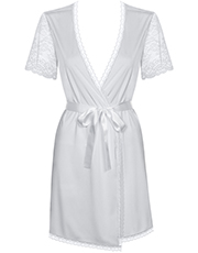 фото Комплект Obsessive Miamor robe Белый фото 1