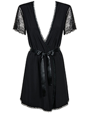фото Комплект Obsessive Miamor robe Черный фото 1