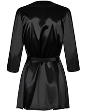 фото Комплект Obsessive Satinia robe Черный фото 1