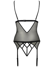 фото Комплект Passion Diabolina corset Черный фото 2